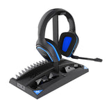 Statie de andocare iPega PG-P4009 pentru PS4 si accesorii, USB 2.0, negru