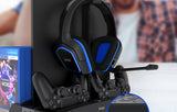 Statie de andocare iPega PG-P4009 pentru PS4 si accesorii, USB 2.0, negru