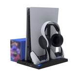 Statie de andocare iPega PG-P5013B pentru PS5 si accesorii, USB 2.0, negru