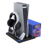 Statie de andocare iPega PG-P5013B pentru PS5 si accesorii, USB 2.0, negru