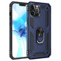 Husa cu inel OEM compatibila cu Galaxy S22 Plus, Antisoc, silicon, policarbonat, Alb