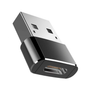Adaptor USB-A 2.0 to USB-C, Black