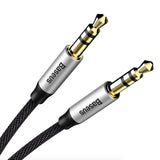 Baseus Cable AUX, 1 M, CAM30-BS1 Black+silver