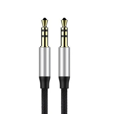 Baseus Cable AUX, 1 M, CAM30-BS1 Black+silver