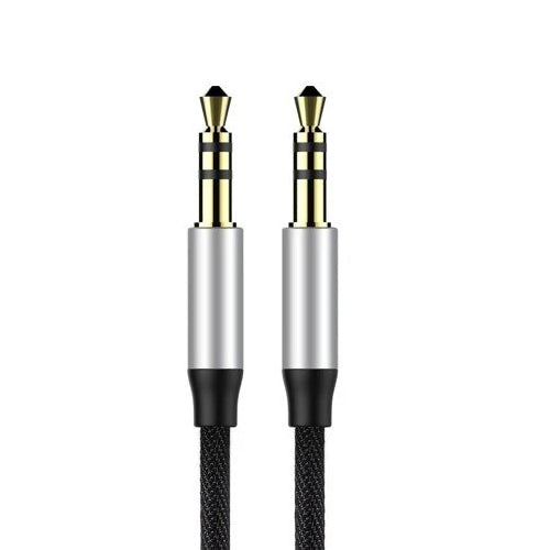 Baseus Cable AUX, 1 M, CAM30-BS1 Black+silver