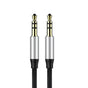 Baseus Cable AUX, 1 M, CAM30-BS1 Black+silver