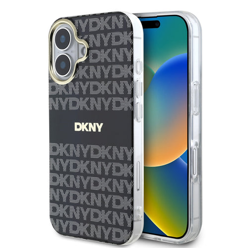 Husa Dkny compatibila cu iPhone 16, MagSafe/Magnetic, TPU, Negru
