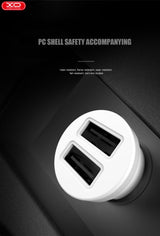 XO 12V 10.5W, 2xUSB-A, white - CC18