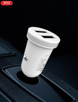 XO 12V 10.5W, 2xUSB-A, white - CC18