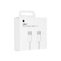 Cablu de date Apple USB-C la USB-C, 1m, 60W, pentru iPhone 15 / 15 Plus / 15 Pro, Alb