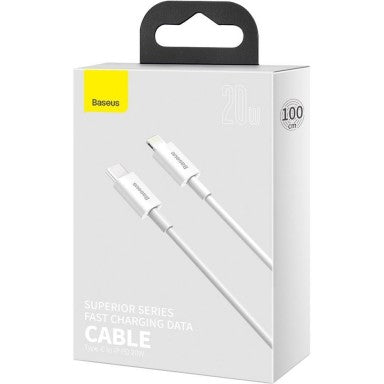 Cablu de date Baseus USB-C la Lightning, 1.0 m