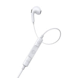 Căști Baseus Encok H17 cu jack 3.5mm, Albe