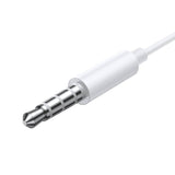 Căști Baseus Encok H17 cu jack 3.5mm, Albe