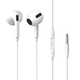 Căști Baseus Encok H17 cu jack 3.5mm, Albe
