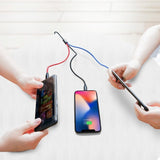 Cablu de date Baseus USB-C la Lightning la Micro-USB la USB-A, 1.2 m