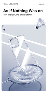 Husa Baseus compatibila cu iPhone 15 Plus, Transparent, TPU, Transparent