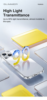 Husa Baseus compatibila cu iPhone 15 Plus, Transparent, TPU, Transparent
