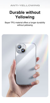 Husa Baseus compatibila cu iPhone 15 Plus, Transparent, TPU, Transparent