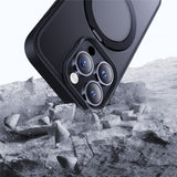 Husa cu Inel Rotativ 360 Folie Baseus Sky Ring MagSafe pentru iPhone 15