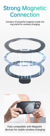 Husa cu Inel Folie Baseus Sky Ring MagSafe pentru iPhone 15 Pro