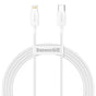 Cablu de date Baseus USB-C la Lightning, 1.5 m