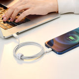 Cablu de date Baseus USB-C la Lightning, 1.5 m