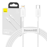 Cablu de date Baseus USB-C la Lightning, 1.5 m