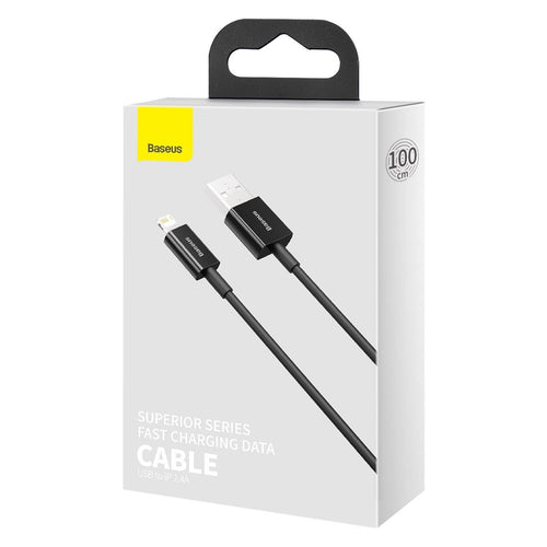 Cablu de date Baseus Lightning la USB-A, 1.0 m