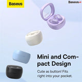 Casti TWS Baseus Bowie WM02 Wireless Bluetooth 5.3 - Alb