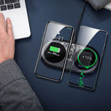 Incarcator Wireless Baseus, 2 In 1 15W 220v Pentru Telefon Si AirPods Wxjk A01 Omax E18b9e