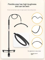Lampa LED Cosmetica Half Moon cu Roti – 336 LED-uri, 20W, Reglabila