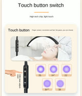 Lampa LED Cosmetica Half Moon cu Roti – 336 LED-uri, 20W, Reglabila