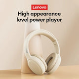 Casti Over-ear Bluetooth Lenovo ThinkPlus TH30 - Bej