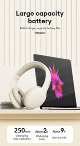 Casti Over-ear Bluetooth Lenovo ThinkPlus TH30 - Bej