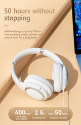 Casti Over-ear Bluetooth ANC Lenovo ThinkPlus TH40 - Negru/Gri