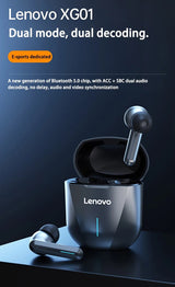 Casti TWS gaming Lenovo ThinkPlus Live Pods XG01 – Negru