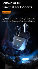 Casti TWS gaming Lenovo ThinkPlus Live Pods XG01 – Negru