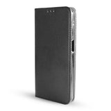 Husa tip carte OEM compatibila cu Galaxy S25 Ultra, MagSafe/Magnetic, piele, Negru