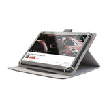 Husa telefon tip carte pentru tablete universale 7/8 inch, Rosie