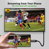 Cablu Type-C la HDMI 4K 30Hz, Negru