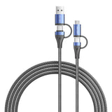 Cablu de date Vention USB-C la Micro-USB la USB-A, 1.0 m