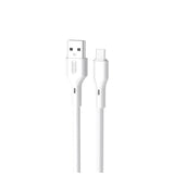 Cablu de date XO NB230 USB-A - Type-C, 1 m, 2.4A, Alb