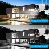 Camera Smart WiFi Solar de Exterior ICSee Eptz 3MP, ES-30VR