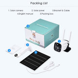 Camera Smart WiFi Solar de Exterior ICSee Eptz 3MP, ES-30VR