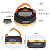 Superfire Lampa Camping T60, 127lm, Baterie externa, USB