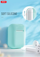 Husa XO compatibila cu AirPods 1, AirPods 2, silicon, Negru