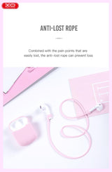 Husa XO compatibila cu AirPods 1, AirPods 2, silicon, Negru