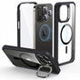 Husa cu inel ESR compatibila cu iPhone 15 Pro, Antisoc, acrilic, Negru