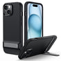 Husa cu inel ESR compatibila cu iPhone 15, silicon, Negru