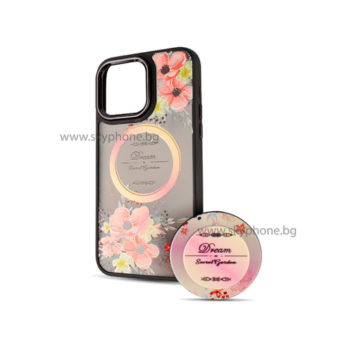 Husa cu inel OEM compatibila cu Xiaomi Redmi Note 12 5G, Xiaomi POCO X5 5G, MagSafe/Magnetic, TPU